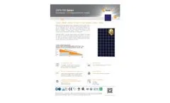 Znshine - Model ZXP6-T60 Series - Polycrystalline PV Module Brochure