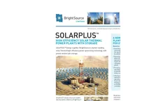S0LARPLUS Storage Facts  Brochure