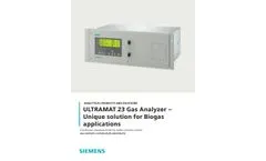 Ultramat 23 Gas Analyzer – Unique Solution for Biogas Applications - Brochure