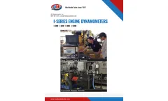 AW - Model I Series - Engine Dynamometer - Datasheet