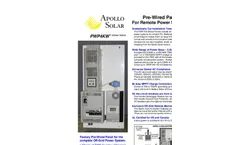 Apollo Solar PWP4KW for Remote Power Systems - Spec Sheet