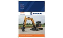 Liugong - Model 909ECR - Excavator - Datasheet