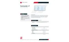 Federal Signal Commander - Model 5 Inch - LED Interior Mount Light - Datasheet
