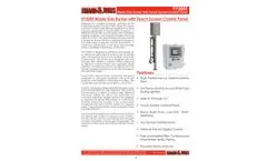 Shand & Jurs Biogas 97300T Waste Gas Burner with Touch Screen Control Panel - Datasheet