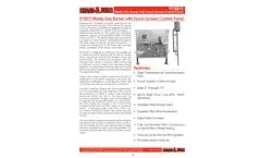 Shand & Jurs Biogas 97301T Waste Gas Burner with Touch Screen Control Panel - Datasheet