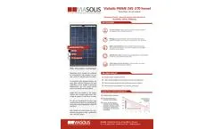 VioSolis - Model Prime 245-270 - 60 Cell Framed Glass Modules - Brochure