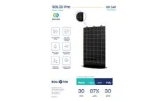 Solid Pro - Model M.60 - Glass-Glass PV Panels - Datasheet