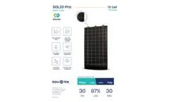 Solid Pro - Model P.72 - Glass-Glass PV Panels - Datasheet