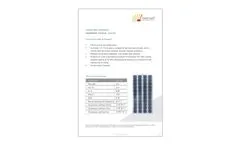 DSEPL - Model 150 Watt-DST-150 - Transperent Solar BIPV Modules - Datasheet