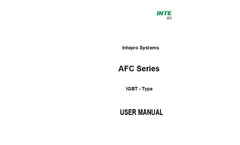 Intepro - Model AFC Series - Manual