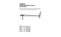 Tuge Energia - Model 20 - Horizontal Axis Small Wind Turbine - Brochure