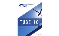 Tuge Energia - Model 10 - Horizontal Axis Small Wind Turbine - Brochure