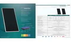 Simsek Orion - Model 500 Series - Solar Thermal Solar Collector System - Datasheet