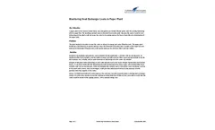 Monitoring Heat Exchanger Leaks in Paper Plant - Brochure