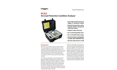Megger - Model PCA2 - On-Load Protection Condition Analyser Brochure