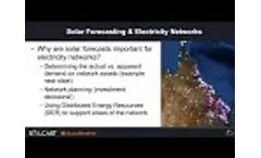 Solar power forecasting for electricity networks