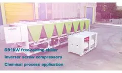 HITEMA FREE-COOLING CHILLER WITH INVERTER SCREW COMPRESSORS MODEL ISVF.680