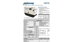 Model 9kVA - 20kVA - Three Phase Diesel Generator Brochure