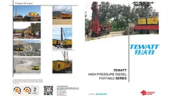 tewatt high pressure screw air compressors