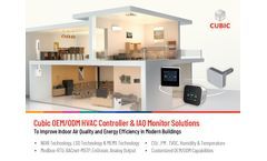 Cubic Smart HVAC Controller and Monitor Helps to Improve Indoor Air Quality and Energy Efficiency in Modern Buildings