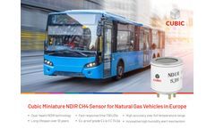 Cubic Miniature NDIR CH4 Sensor for Natural Gas Vehicles in Europe