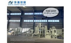 How much does it cost to set up a solar panel recycling plant?