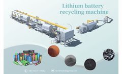 How does lithium battery crushing production line work?